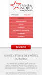 Mobile Screenshot of hoteldunord.qc.ca