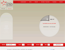 Tablet Screenshot of hoteldunord.qc.ca